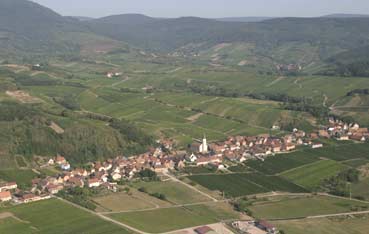 Le village de Nothalten au coeur du vignoble alsacien